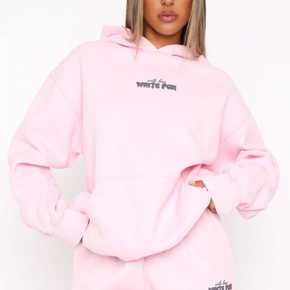 White Fox With Love In The Moment Oversized Hoodie - Picture 2 of 10